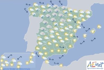 El tiempo hoy miércoles en España