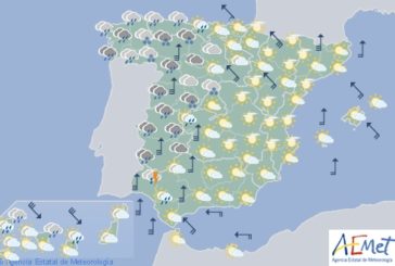 El tiempo para hoy lunes en España