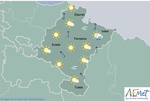 El tiempo hoy miércoles en Navarra