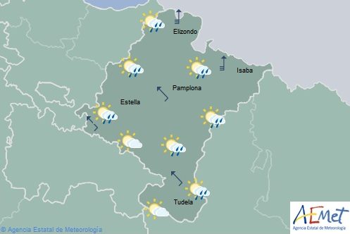 El tiempo hoy sábado en Navarra