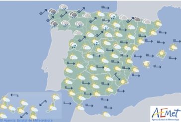 El tiempo hoy domingo en España