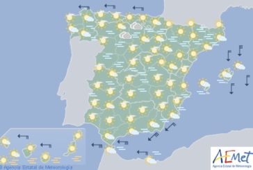 El tiempo hoy viernes en España