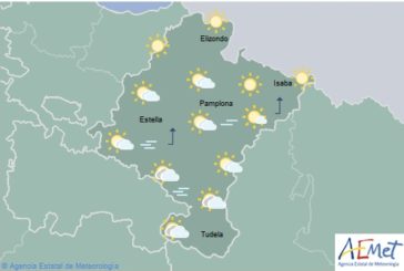 El tiempo hoy lunes en Navarra