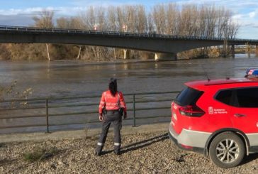 La avenida del río Ebro supera Castejón sin producir inundaciones de importancia