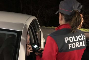 Interceptado en Cinco Villas de Navarra un conductor borracho, drogado y con dos niños