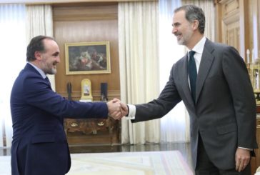 Javier Esparza traslada al Rey Felipe VI su 