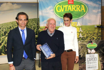 Juan Orduña Jiménez, agricultor de Peralta, homenajeado en el Día del Cardo de Navarra