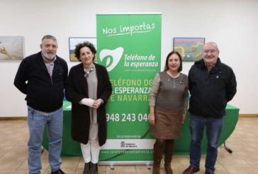 12.230 personas han contactado con el Teléfono de la Esperanza de Navarra en 2019