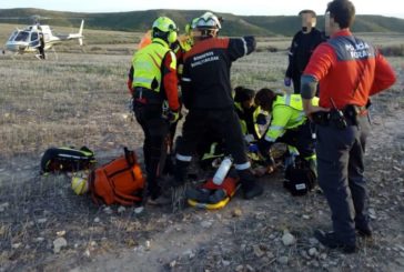 Con pronóstico reservado un vecino de Pamplona en accidente de ala delta
