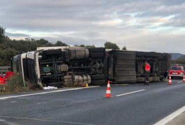 Una camionera, herida tras un accidente en Unzué (Navarra)