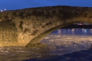 Activado el nivel 0 por la crecida del río Arga en Pamplona