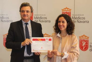 Maite Ruiz Goikoetxea ganadora de la Beca Senior 2019 del Colegio de Médicos de Navarra