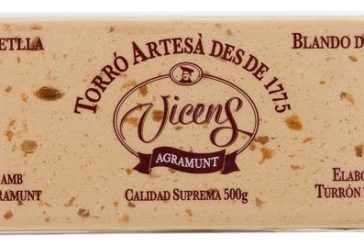 Detectada leche no declarada en un turrón blando vendido también en Navarra