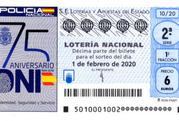 Un décimo de la Lotería conmemora el 75 aniversario del DNI