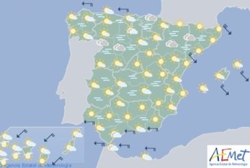 El tiempo hoy domingo en España