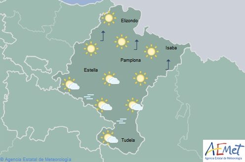 El tiempo en Navarra para hoy lunes