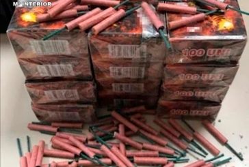 La Guardia Civil requisa 500.000 productos pirotécnicos en la campaña de Navidad