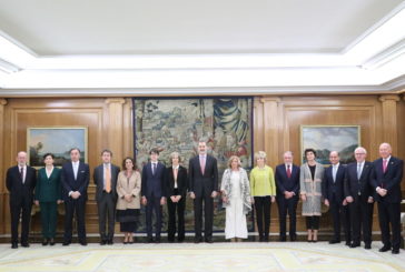 S.M. el Rey recibe a la Fundación Gregorio Ordóñez en el 25 aniversario del asesinato a manos de ETA