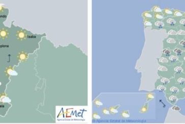 El tiempo para hoy viernes en Navarra y España