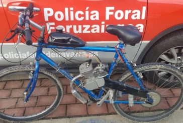 Imputado en Noain por circular con una 'bici-moto'