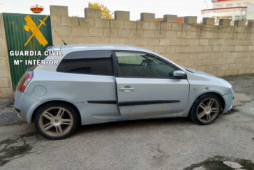La Guardia Civil ha recuperado un vehículo que robado en Peralta