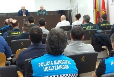Jornada de formación de la Guardia Civil de Navarra a policías locales