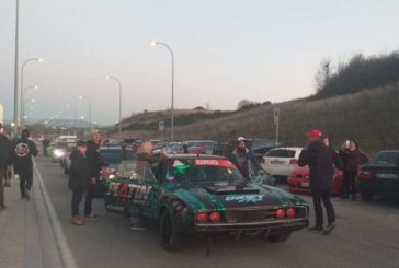 Más de 30 vehículos DRIFT PRO se concentran en el exterior de Navarra Arena antes de Volrace ICE