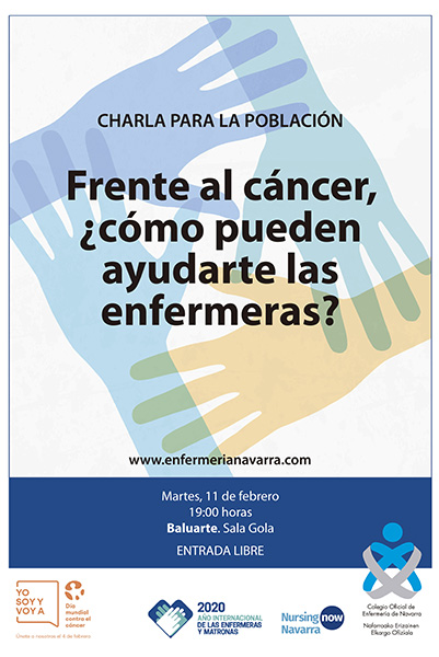 AGENDA: 11 de febrero, en Baluarte, Frente al Cáncer