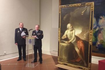 La Policía Nacional entrega al Museo de Bellas Artes de Sevilla el lienzo recuperado “San Jerónimo” del siglo XVII