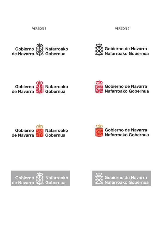 El Gobierno de Navarra mantiene el logotipo en «euskera» y castellano