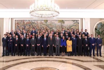 El rey recibe a la Comisión Ejecutiva de CEAJE y a AJE Navarra
