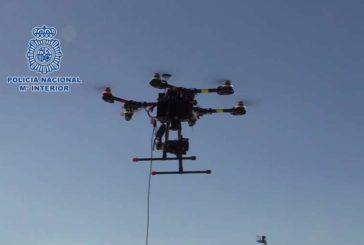 El sistema antidrones de la Policía Nacional neutraliza cada día tres vuelos no autorizados en Madrid