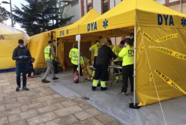 DYA instala un túnel de desinfección en el Complejo Hospitalario de Navarra
