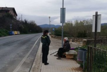 La Guardia Civil de Navarra evita la presencia de peregrinos del Camino de Santiago por el coronaviurs