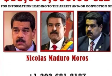 EEUU acusa al dictador Maduro por narcoterrorismo
