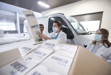 Material de protección contra el coronavirus recibido en Navarra
