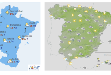 El tiempo para hoy sábado