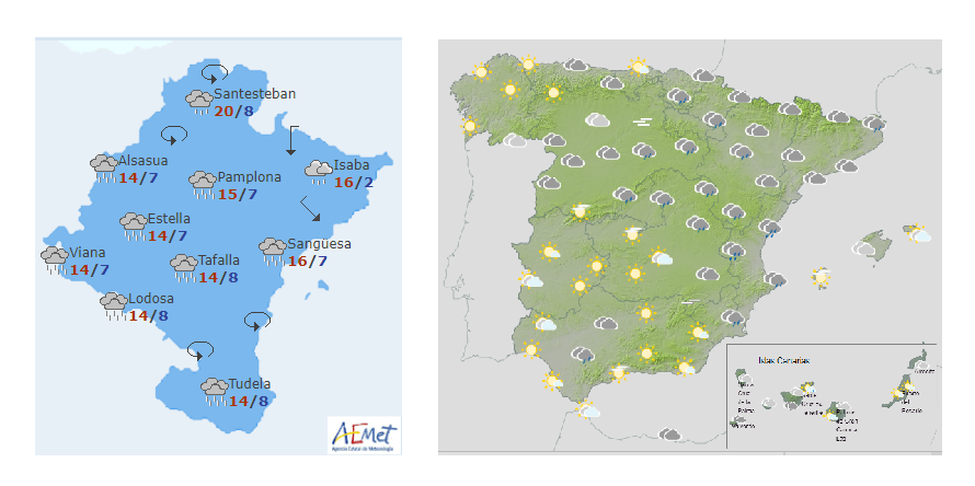 El tiempo para hoy martes