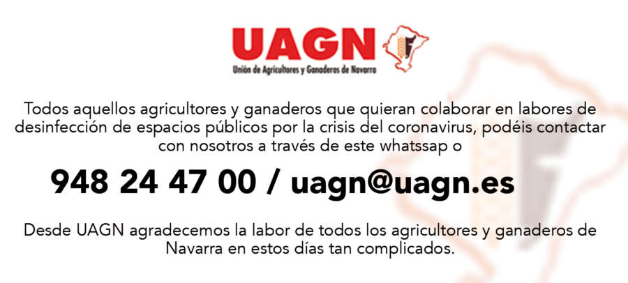 UAGN se ofrece a colaborar en labores de desinfección ante el coronavirus