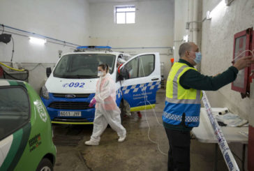 Coronavirus: 1.200 vehículos, 19.500 pantallas, 4.700 dispositivos non touch y 200 dependencias desinfectadas