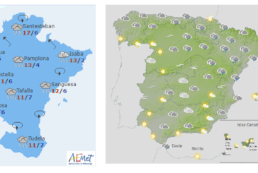 El tiempo para hoy miércoles