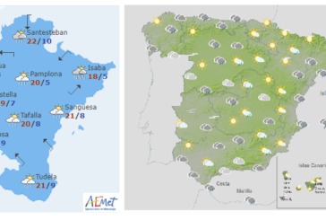 El tiempo para hoy lunes