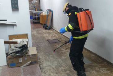 La UME regresa a Navarra para la desinfección de varios edificios