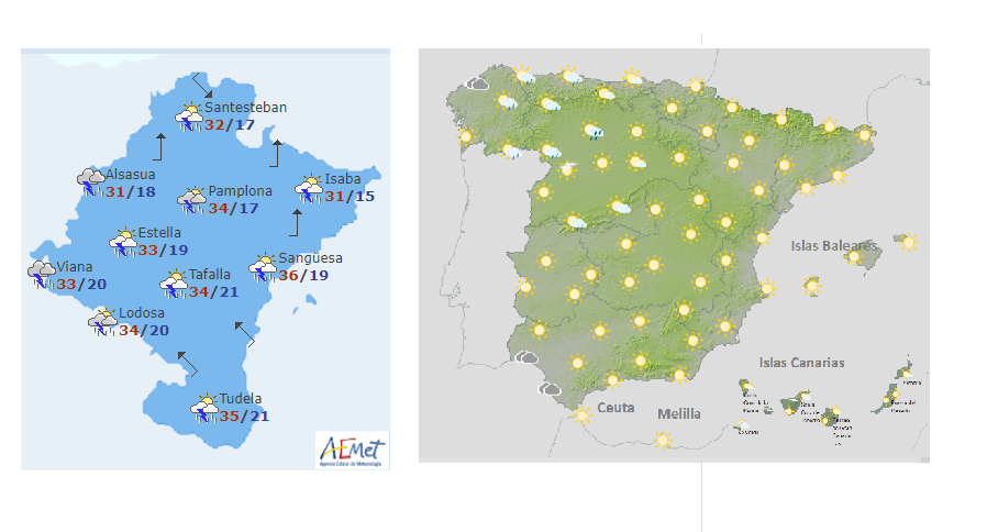 Tiempo para hoy jueves con alerta nivel amarillo por tormentas