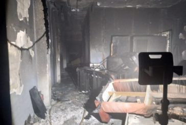 Desalojadas 10 viviendas por incendio en Pamplona