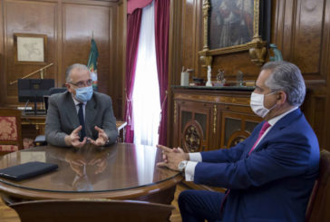 El alcalde analiza con el nuevo Presidente de la CEN la situación económica generada por el coronavirus