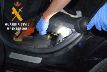 Detenido en Navarra con 1 kg de cocaína en un bajo fondo del vehículo