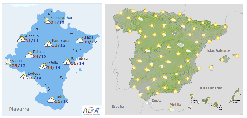 El tiempo hoy miércoles con alerta amarilla en gran parte de España