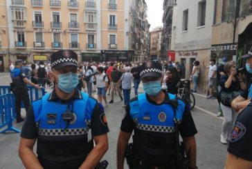 Policía Municipal supervisará el fin de semana los aforos de calles en el centro de Pamplona