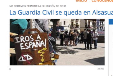 HazteOir.org pone en marcha una campaña para frenar una fiesta en Alsasua que humilla a la Guardia Civil